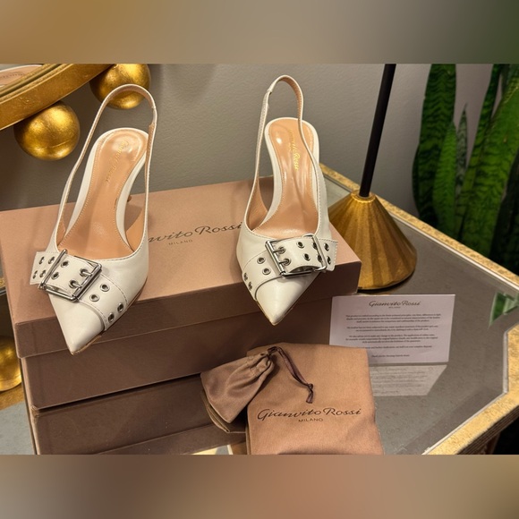 Gianvito Ross Milano Leith Slingback Pumps - Picture 2 of 9